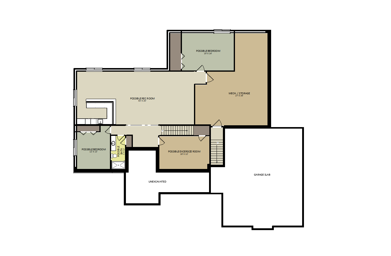 JacksonLower Level Floor Plan